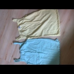 Set of girls tank tops